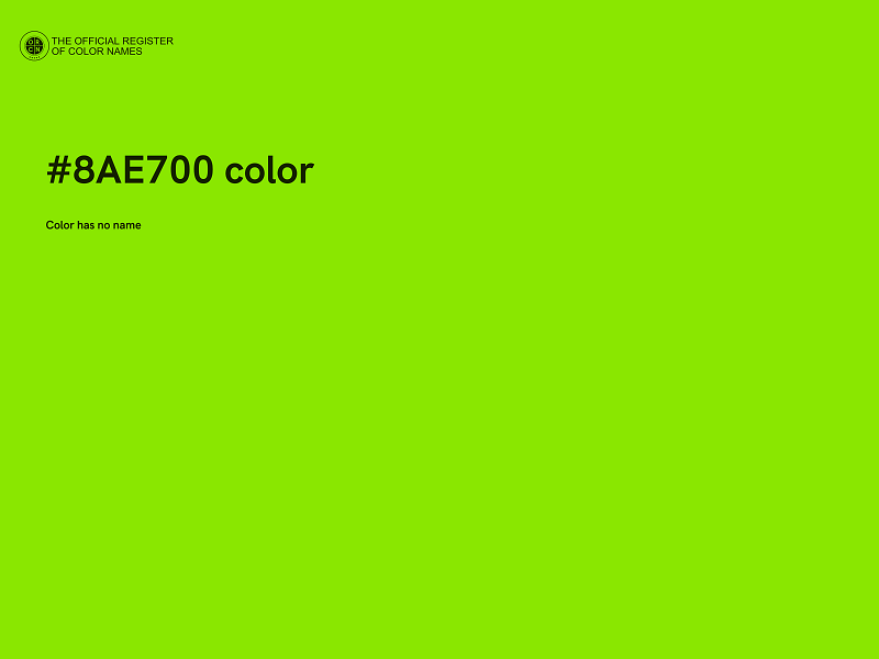 #8AE700 color image