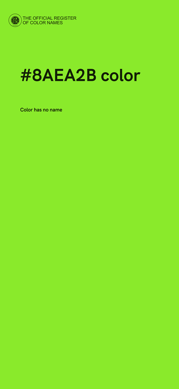 #8AEA2B color image