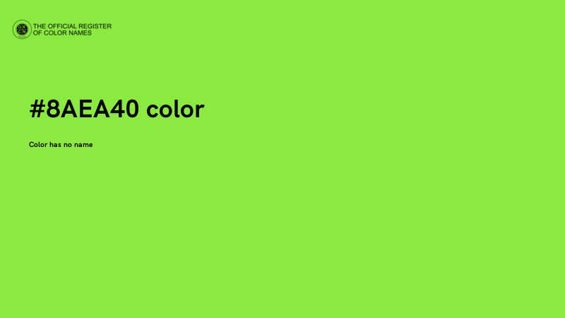 #8AEA40 color image