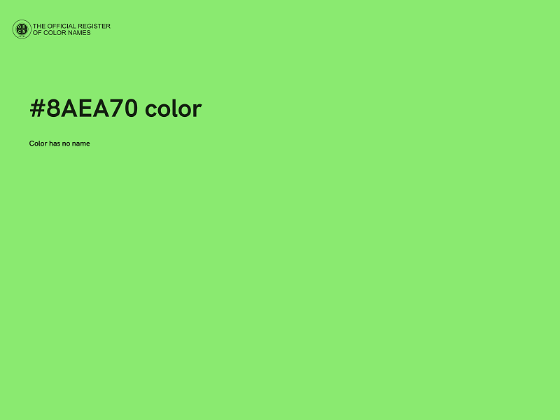 #8AEA70 color image