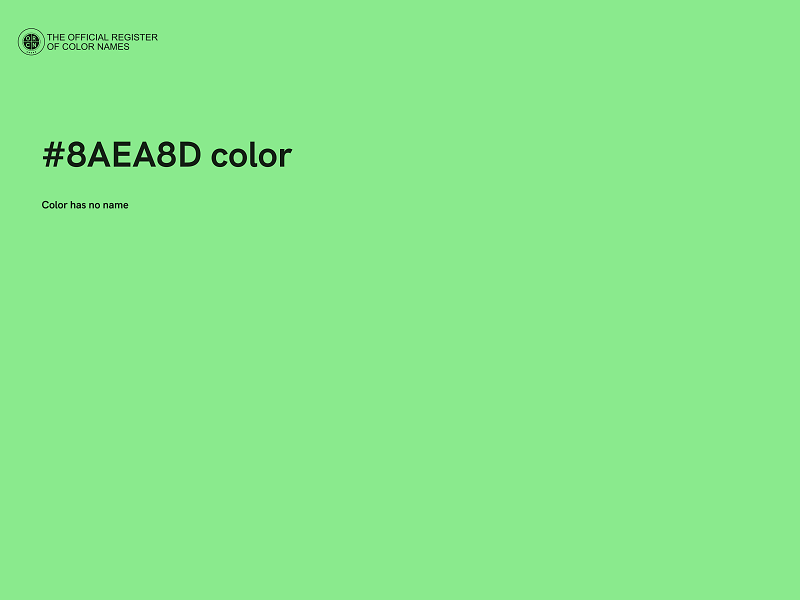 #8AEA8D color image