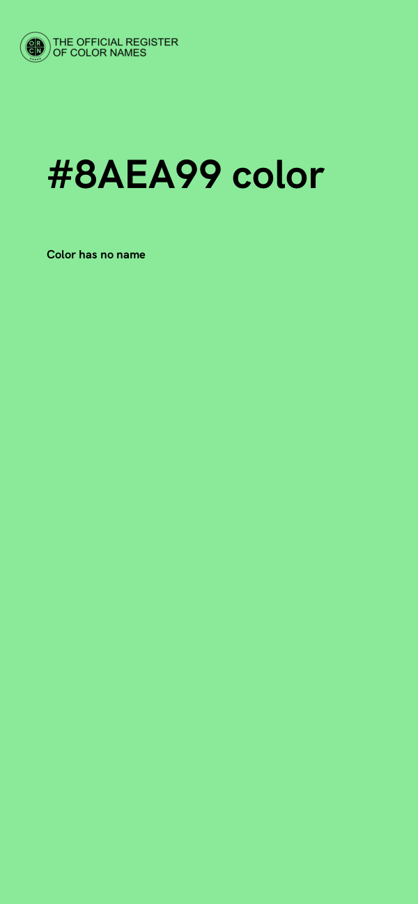 #8AEA99 color image