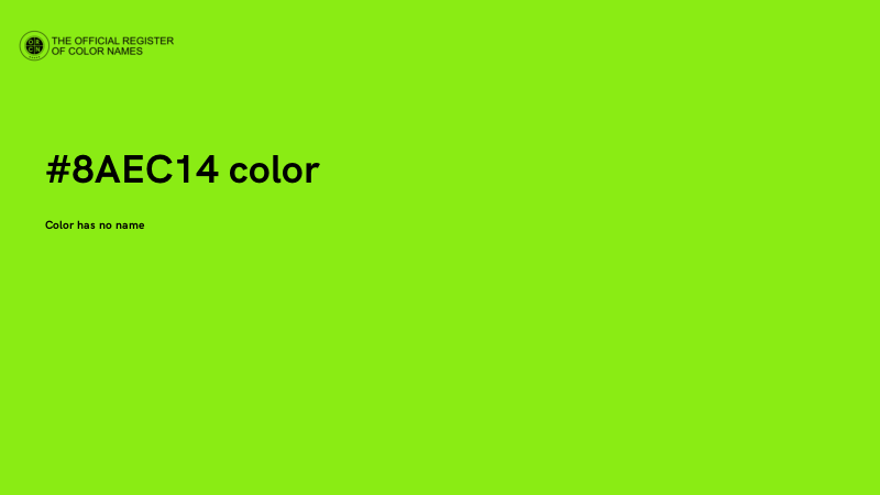 #8AEC14 color image