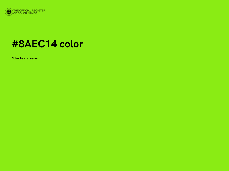 #8AEC14 color image