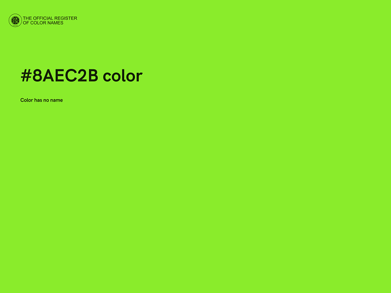 #8AEC2B color image