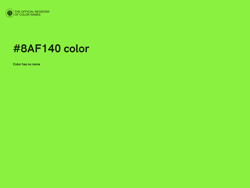 #8AF140 color image