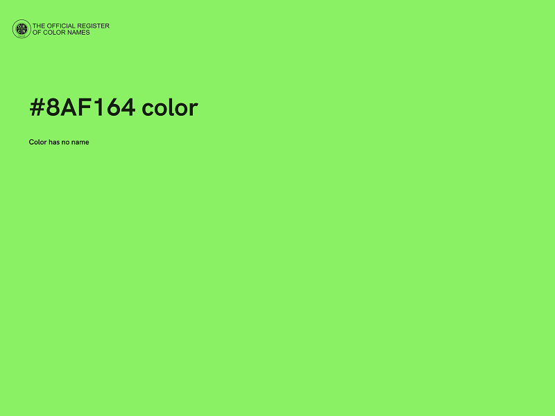 #8AF164 color image