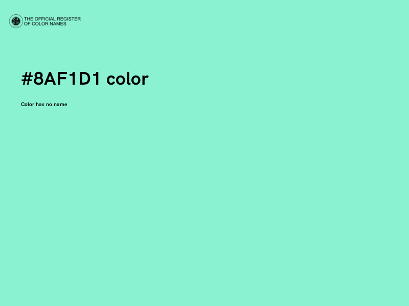 #8AF1D1 color image