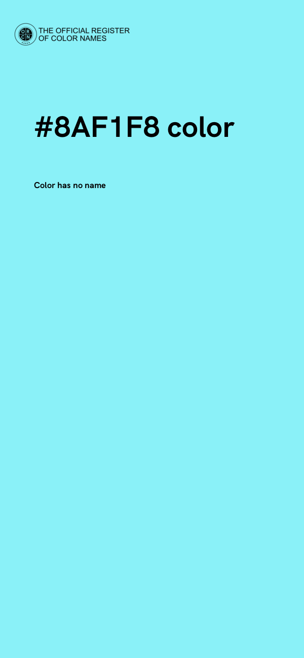#8AF1F8 color image