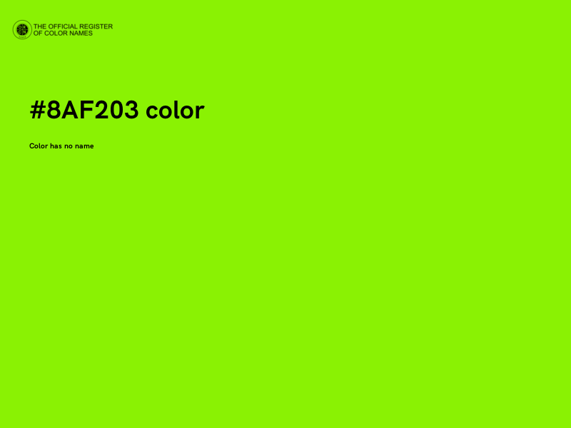 #8AF203 color image