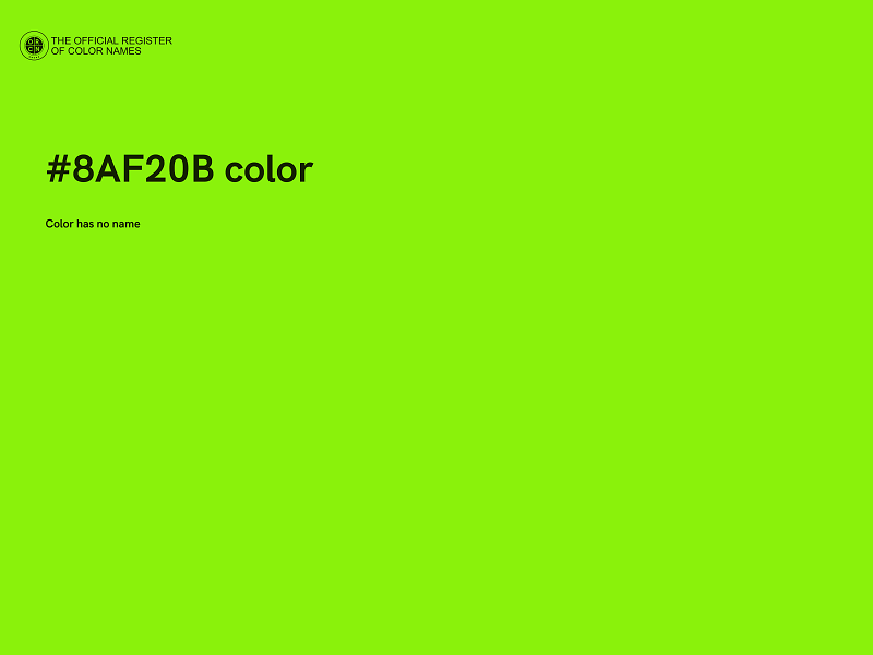 #8AF20B color image