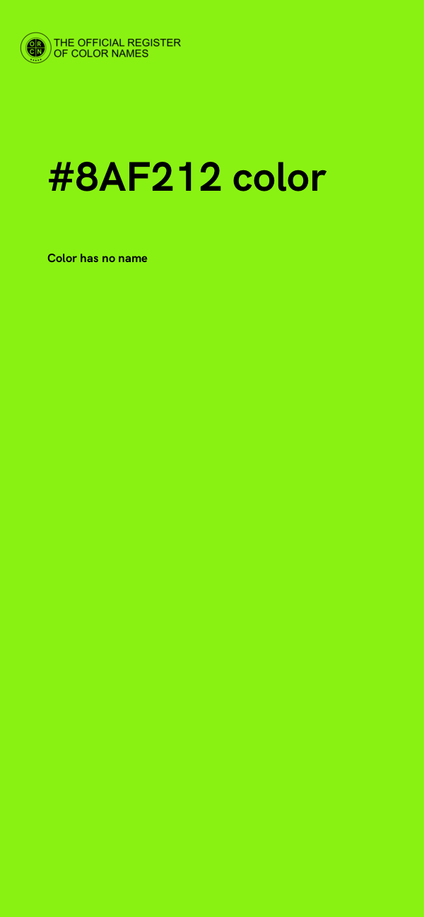 #8AF212 color image