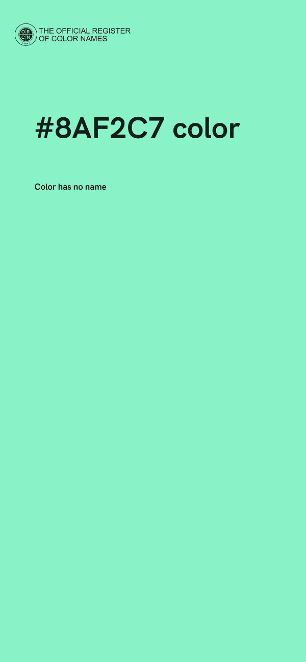 #8AF2C7 color image