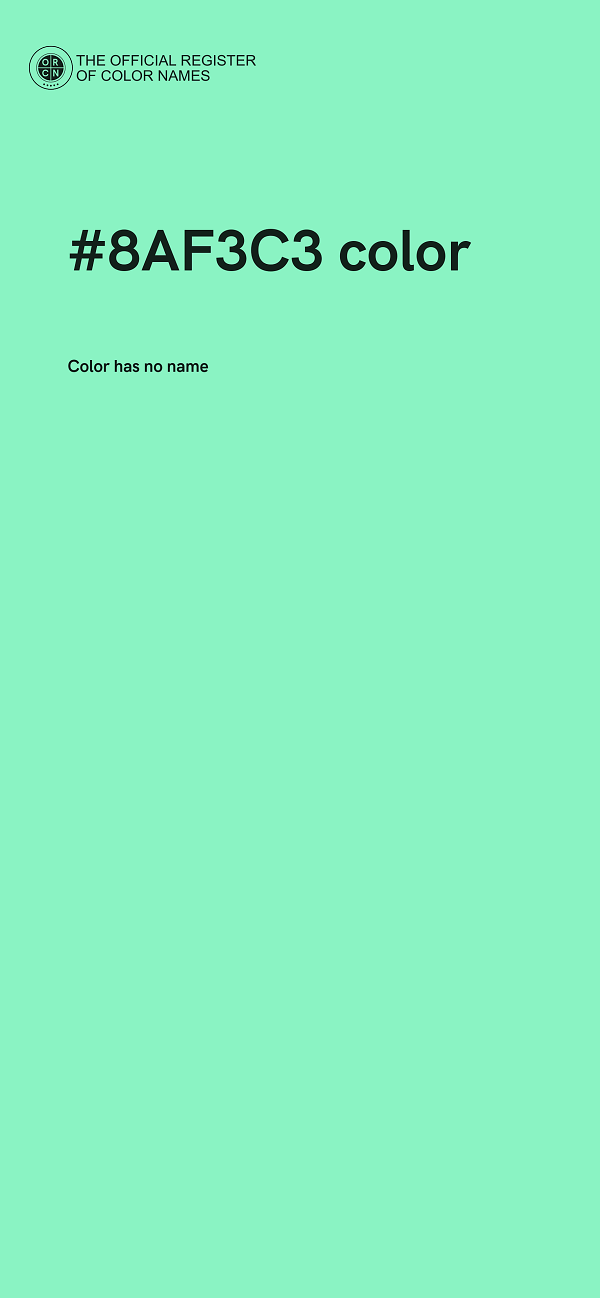 #8AF3C3 color image