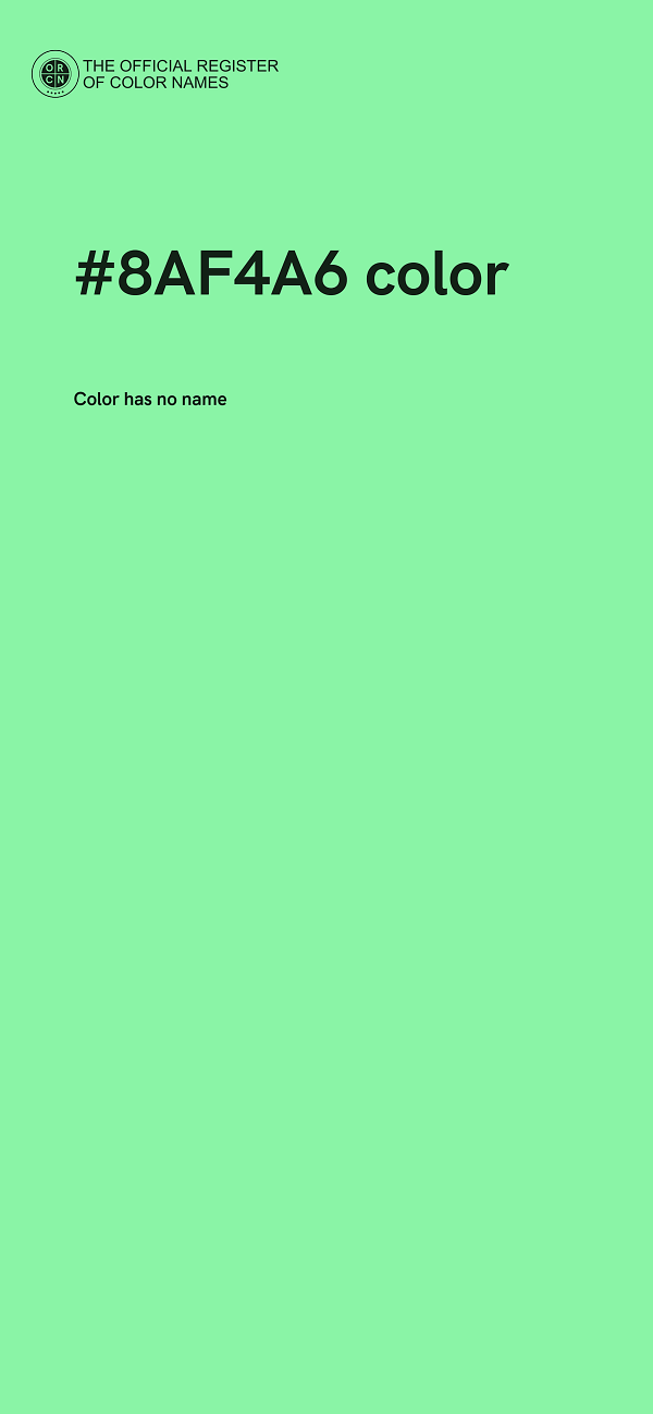 #8AF4A6 color image