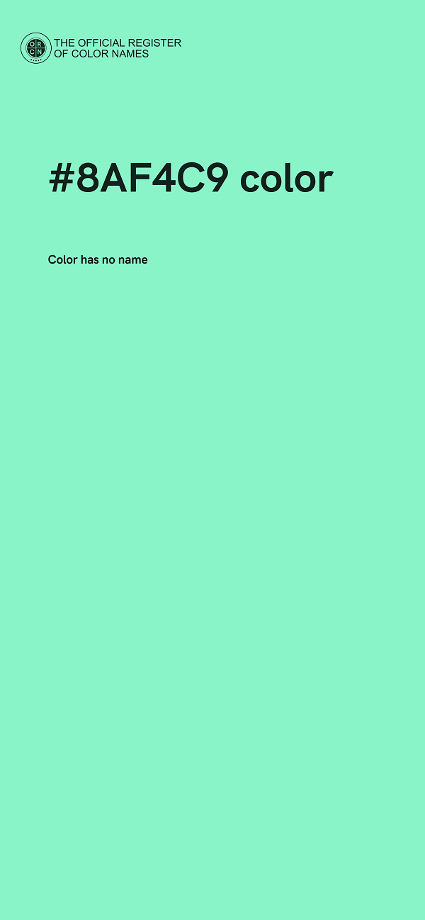 #8AF4C9 color image