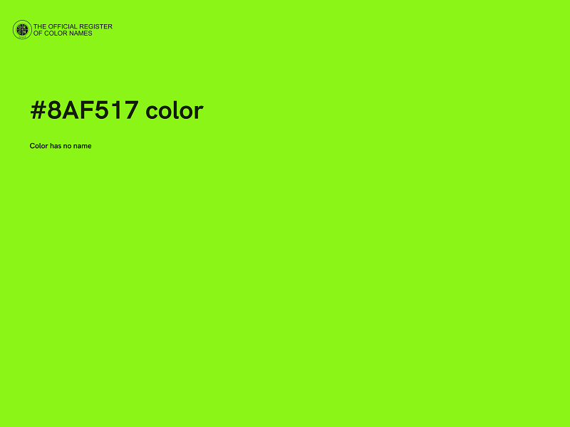 #8AF517 color image