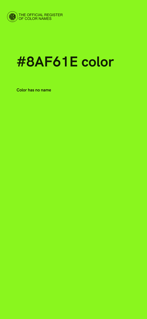 #8AF61E color image