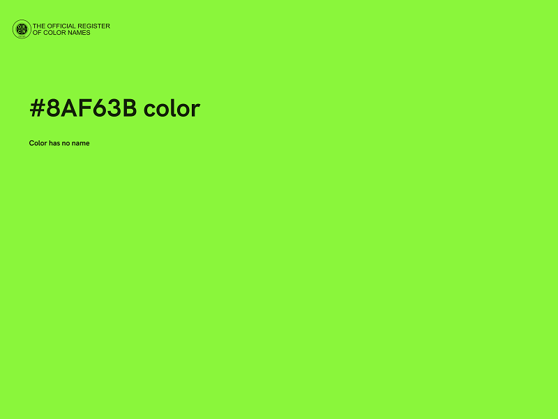#8AF63B color image