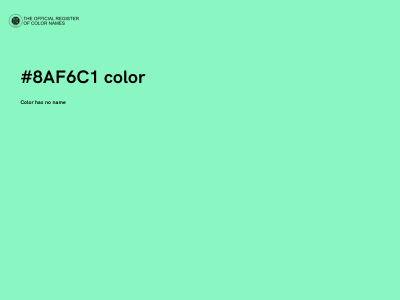 #8AF6C1 color image