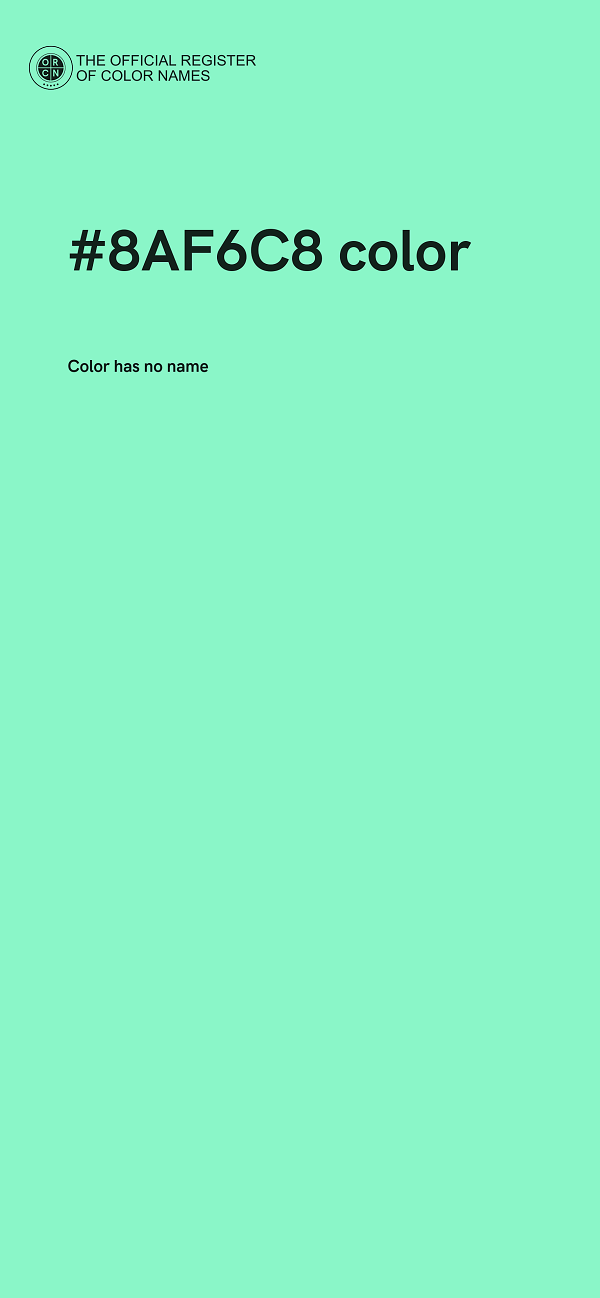 #8AF6C8 color image
