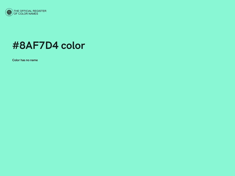 #8AF7D4 color image