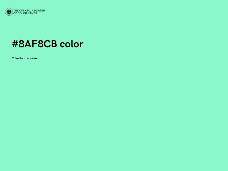 #8AF8CB color image