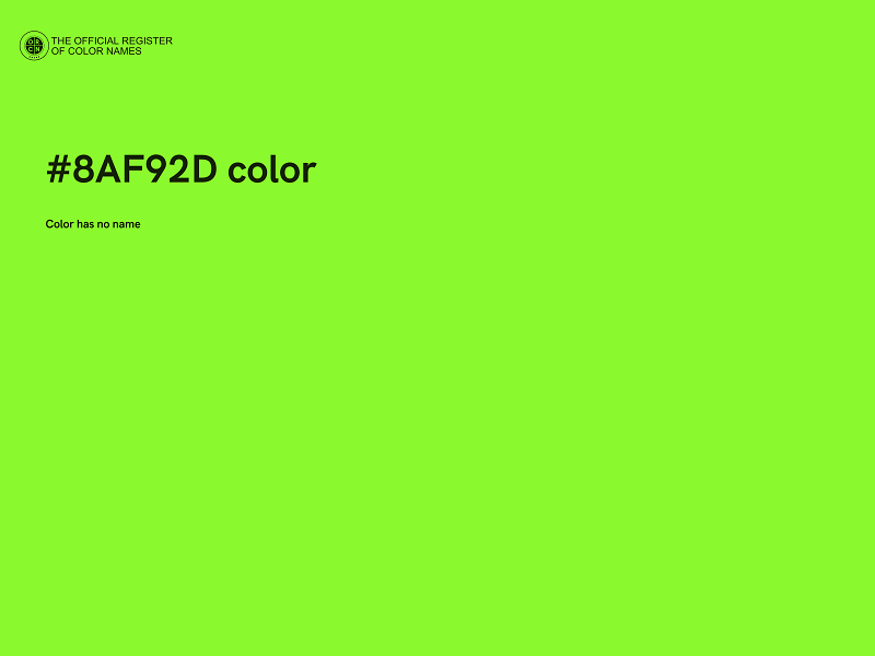 #8AF92D color image