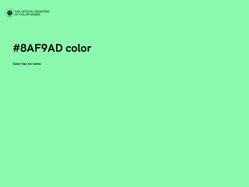 #8AF9AD color image