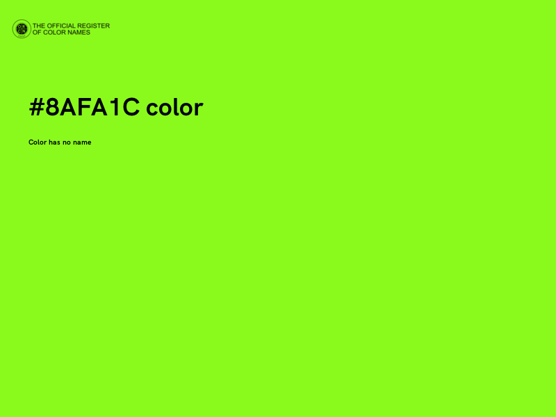 #8AFA1C color image