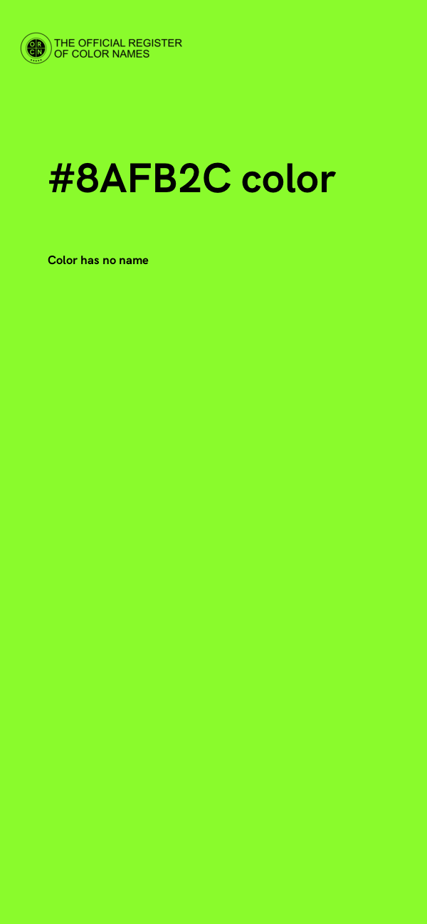 #8AFB2C color image