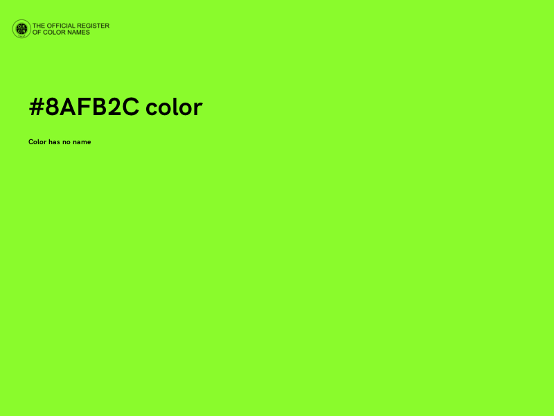 #8AFB2C color image