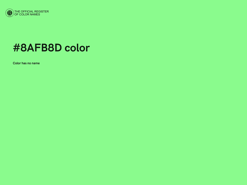 #8AFB8D color image