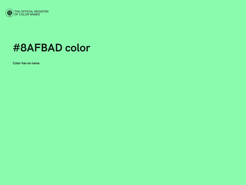 #8AFBAD color image