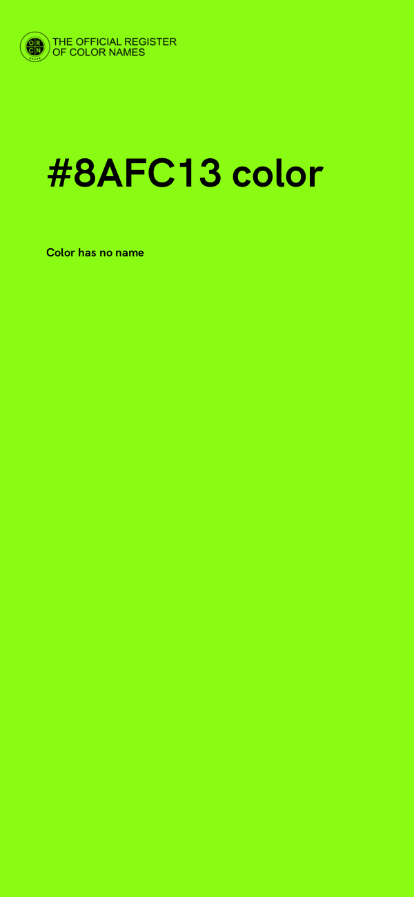 #8AFC13 color image