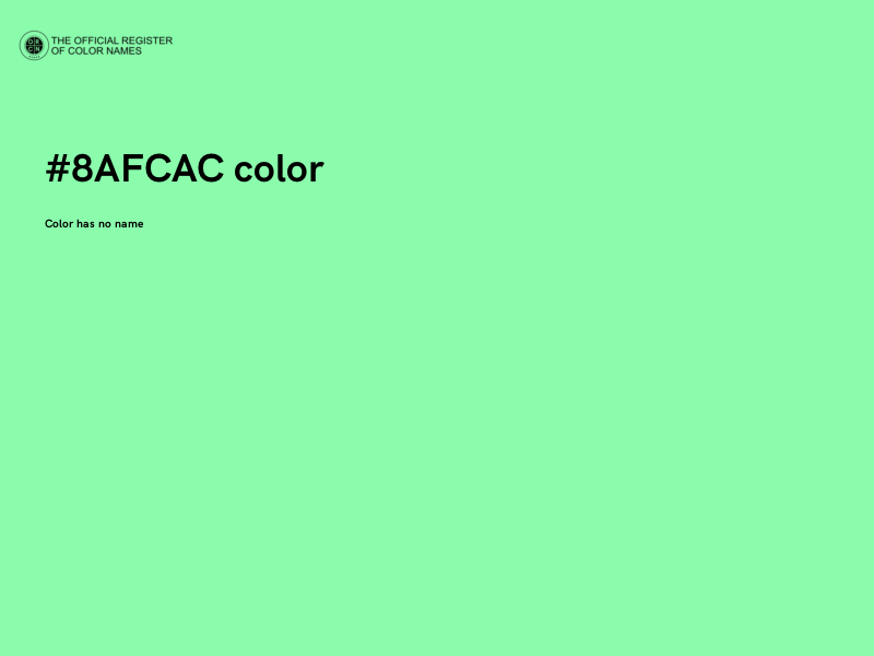 #8AFCAC color image