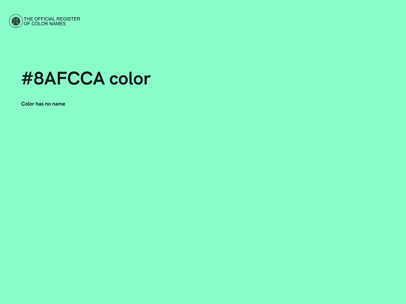 #8AFCCA color image