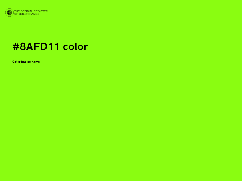 #8AFD11 color image