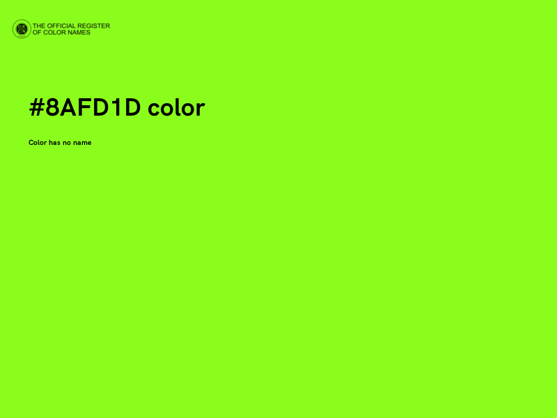 #8AFD1D color image