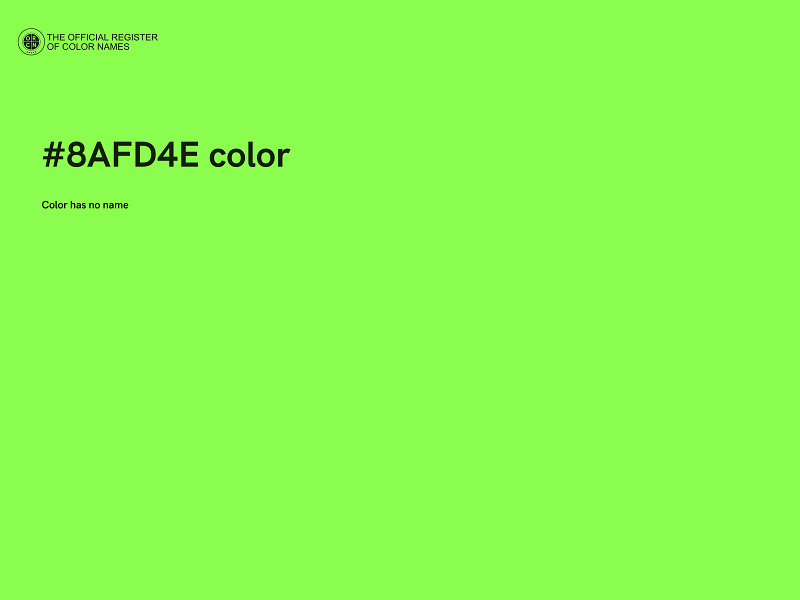 #8AFD4E color image