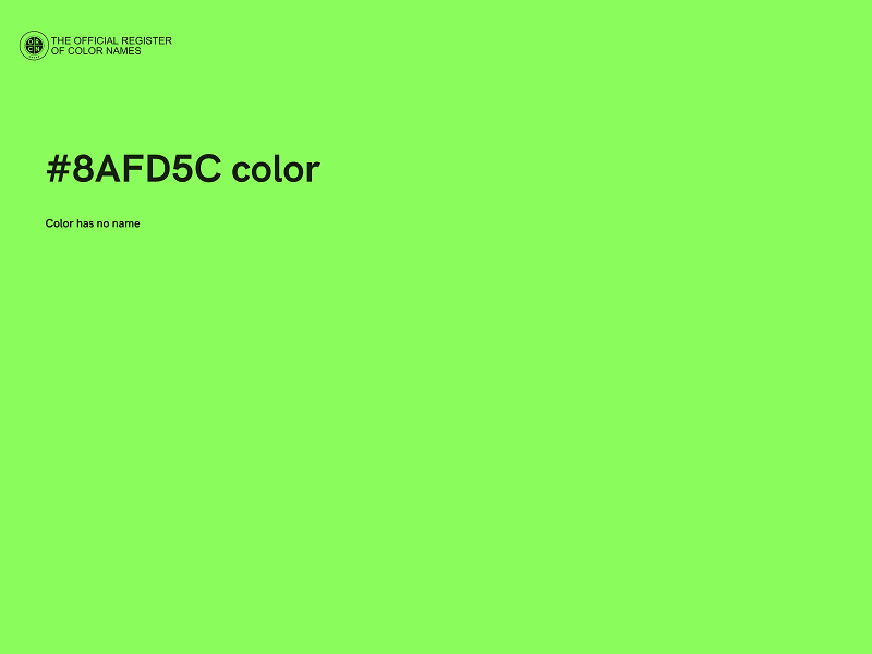 #8AFD5C color image