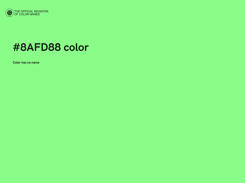 #8AFD88 color image