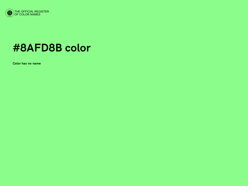 #8AFD8B color image