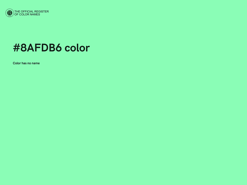 #8AFDB6 color image