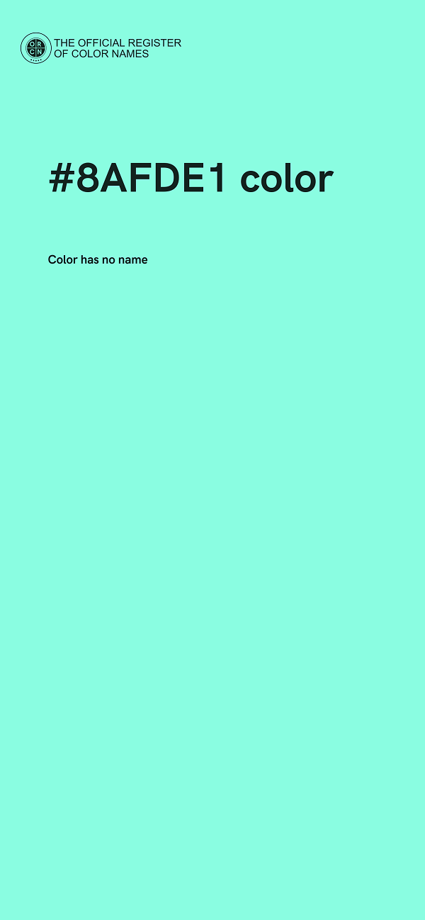 #8AFDE1 color image