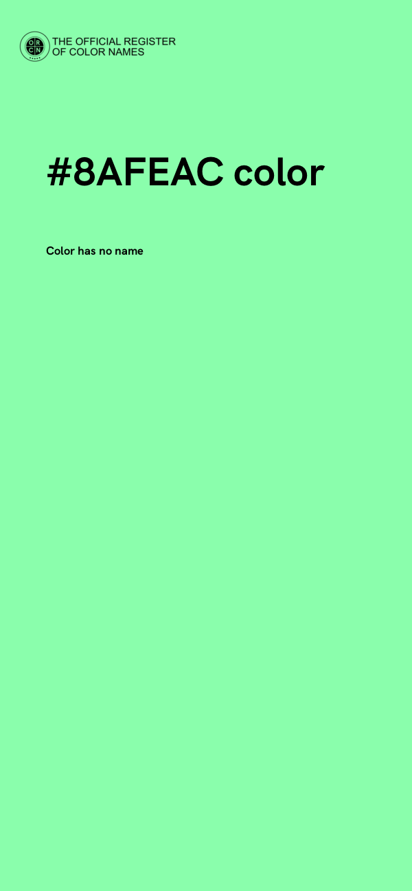 #8AFEAC color image
