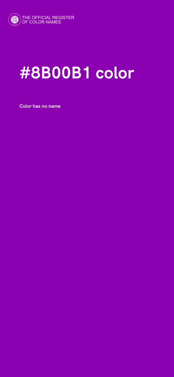 #8B00B1 color image
