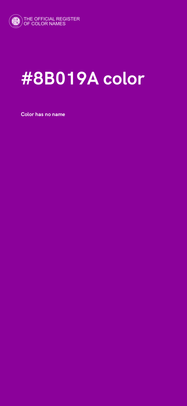 #8B019A color image