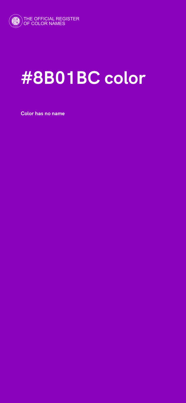#8B01BC color image