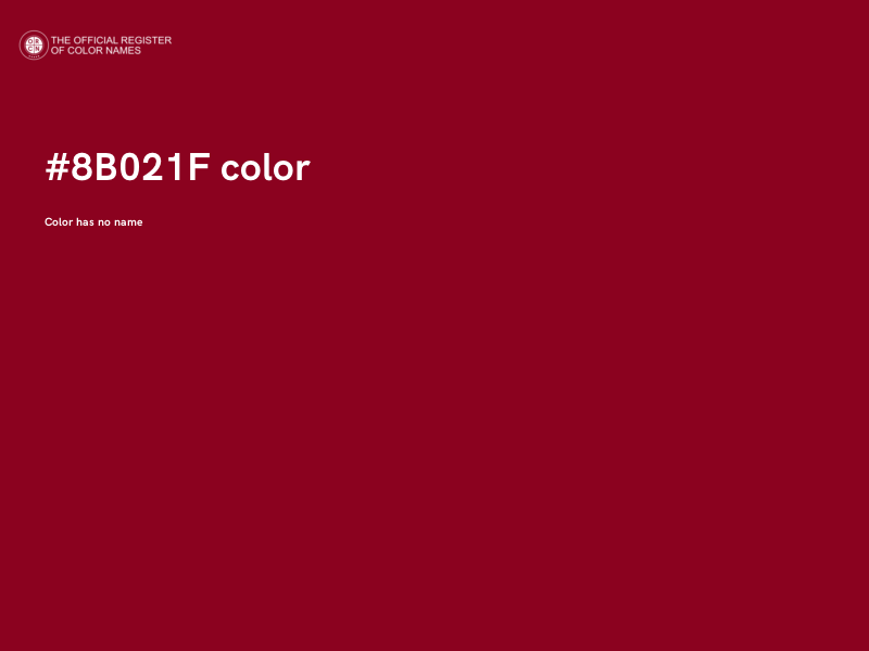 #8B021F color image